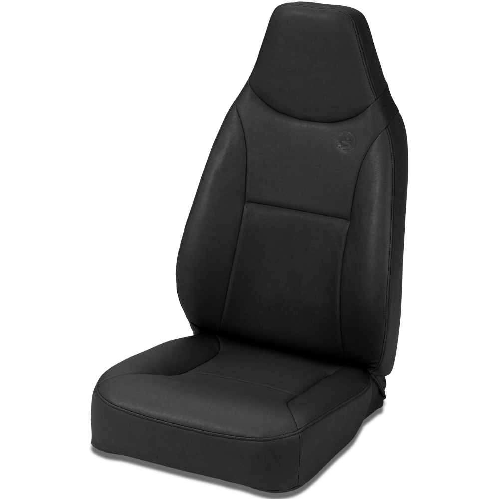 3943615 Bestop Trailmax Bucket Seat Black Denim for Jeep Wrangler CJ7 19762006 eBay
